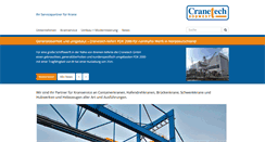 Desktop Screenshot of cranetech-suedwest.de